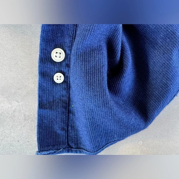 Elk Head Men’s Blue Single Chest Pocket Corduroy Button Down Size M - Picture 6 of 9